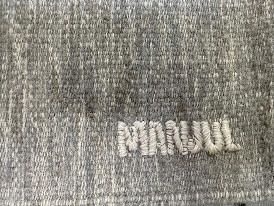 JUST ADDED - Vintage Signed Mexican Wall Tapestry Signed Manjul 71W X 48H [Photo 6]