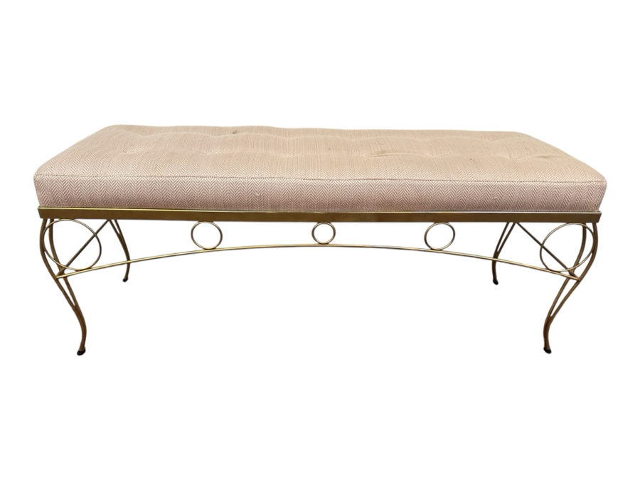 JUST ADDED - Mid-Century Bench 48W X 17D X 20H [Photo 1]