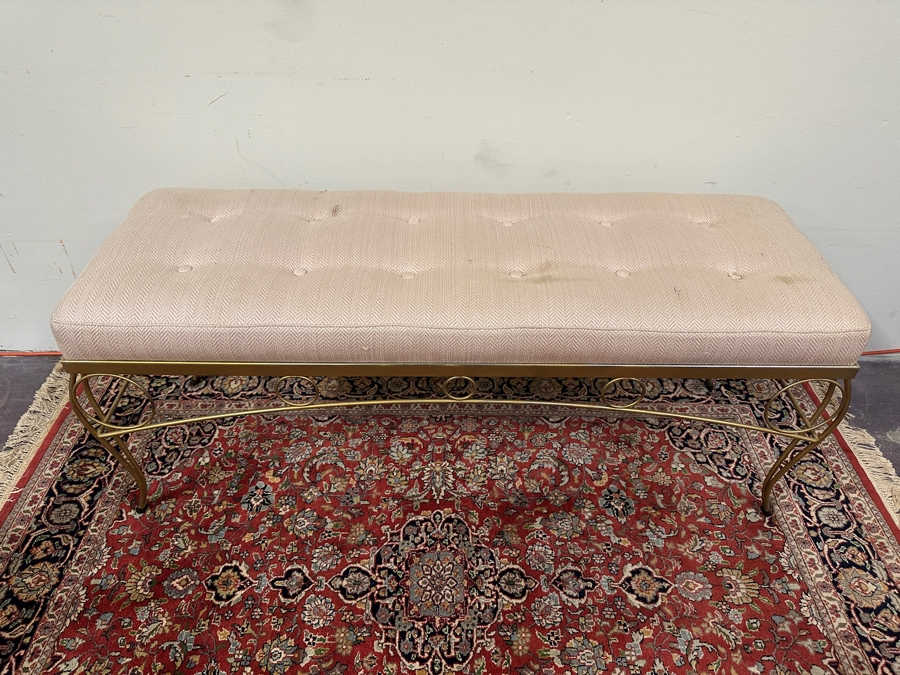 JUST ADDED - Mid-Century Bench 48W X 17D X 20H [Photo 4]