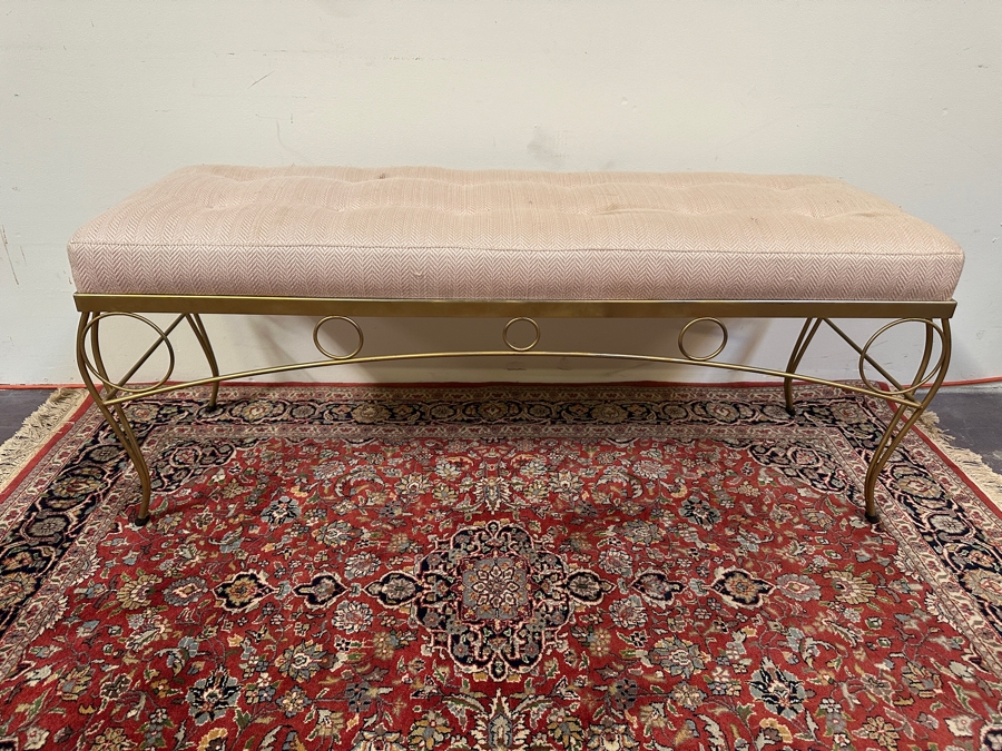 JUST ADDED - Mid-Century Bench 48W X 17D X 20H [Photo 2]