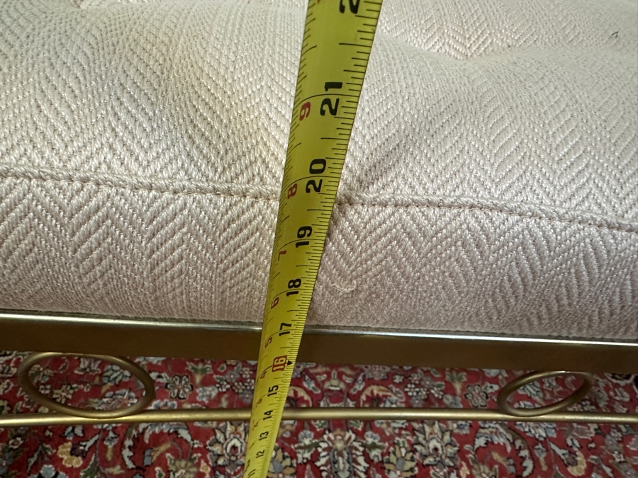 JUST ADDED - Mid-Century Bench 48W X 17D X 20H [Photo 10]