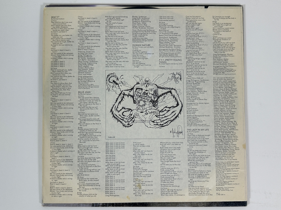 JUST ADDED - Michael Jackson Thriller Vinyl Record [Photo 4]