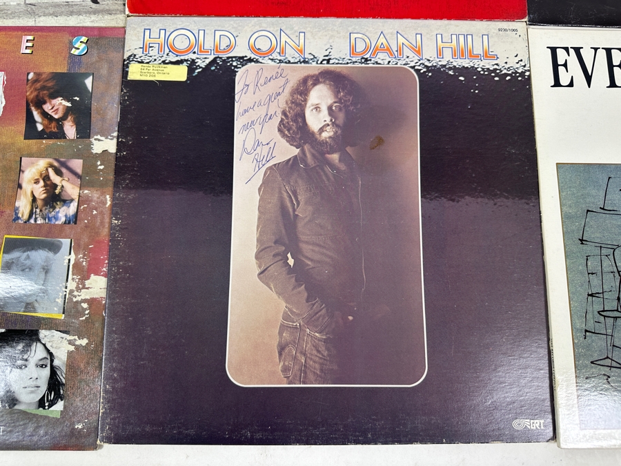 JUST ADDED - (9) Vinyl Record Lot With Signed Dan Hill Record [Photo 8]