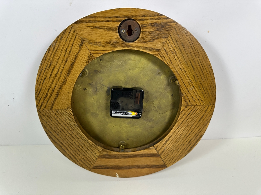 JUST ADDED - Vintage 1984 Los Angeles Olympics Bronze Quartz Wall Clock 11.5W [Photo 8]