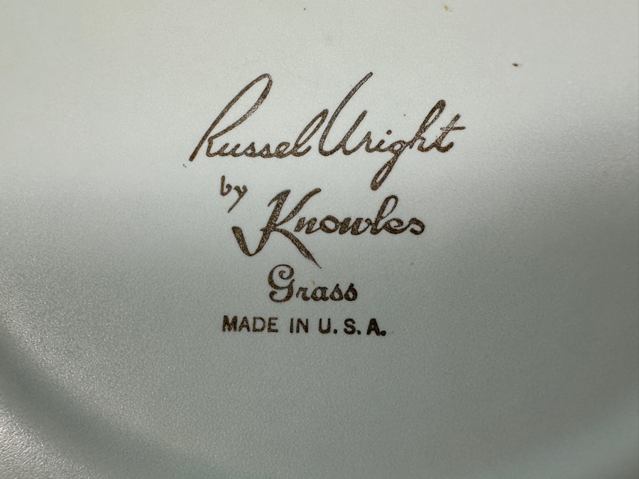 JUST ADDED - Russel Wright by Knowles Mid Century Modern Dishware Approximate Service for 7 [Photo 8]