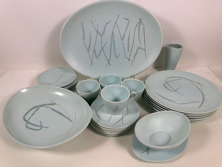 JUST ADDED - Russel Wright by Knowles Mid Century Modern Dishware Approximate Service for 7 [Photo 3]