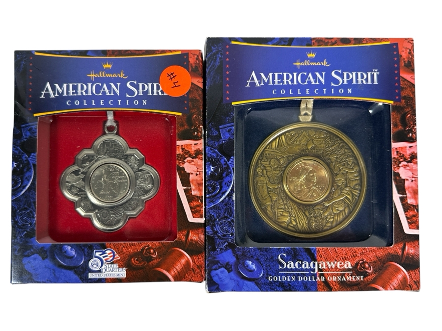 JUST ADDED - Hallmark American Spirit Collection of US Mint Holiday Christmas Ornaments [Photo 1]