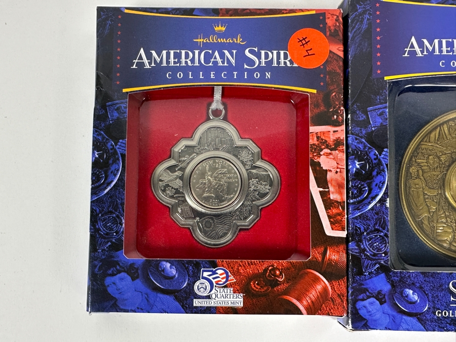 JUST ADDED - Hallmark American Spirit Collection of US Mint Holiday Christmas Ornaments [Photo 2]