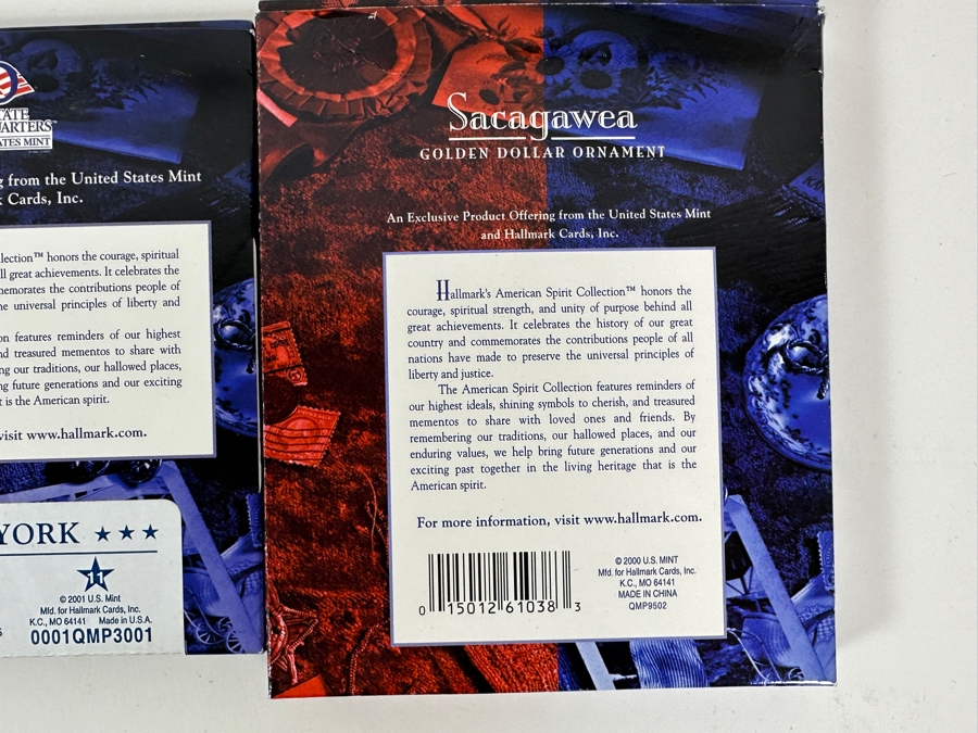 JUST ADDED - Hallmark American Spirit Collection of US Mint Holiday Christmas Ornaments [Photo 7]