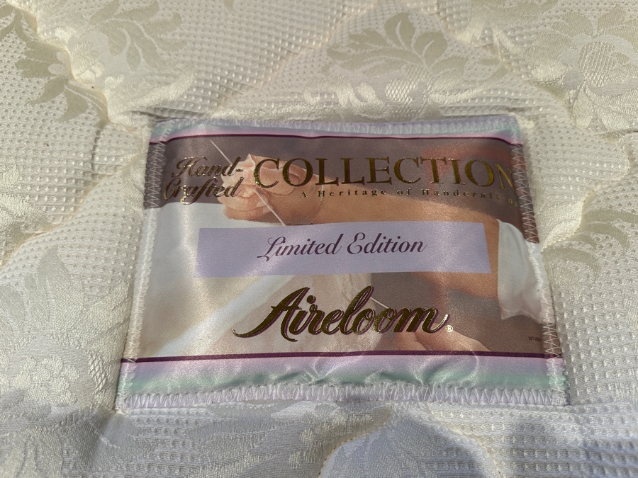 JUST ADDED - Tommy Bahama Siesta Sleigh Bed 78W X 99L With California King Limted Edition Aireloom Mattress And Boxspring With Tommy Bahama Bedding And Pillows From A Rancho Santa Fe Casita (Rarely If Ever Used) Retails $5,000+ [Photo 6]