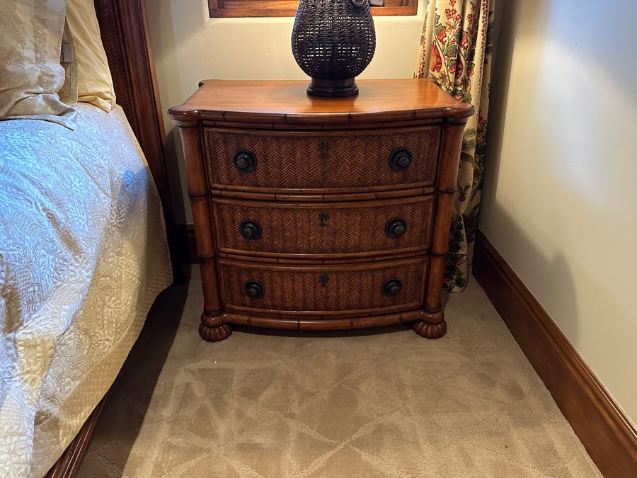 JUST ADDED - Pair Of Tommy Bahama Night Stands From A Rancho Santa Fe Casita (Rarely If Ever Used) 32W X 20D X 29.5H Retails $2,000+ [Photo 6]