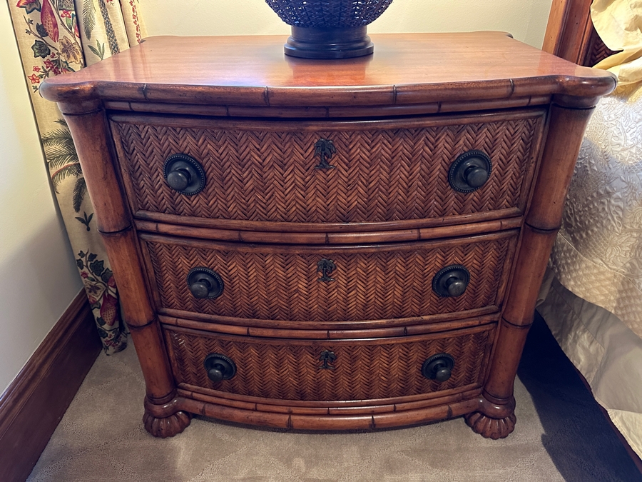 JUST ADDED - Pair Of Tommy Bahama Night Stands From A Rancho Santa Fe Casita (Rarely If Ever Used) 32W X 20D X 29.5H Retails $2,000+ [Photo 3]