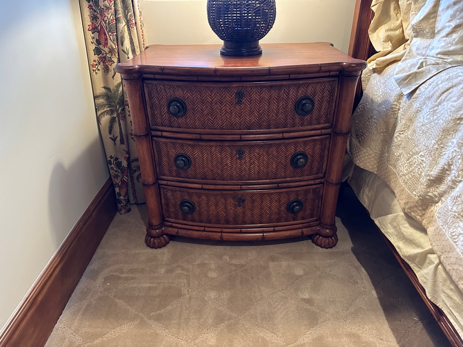 JUST ADDED - Pair Of Tommy Bahama Night Stands From A Rancho Santa Fe Casita (Rarely If Ever Used) 32W X 20D X 29.5H Retails $2,000+ [Photo 4]
