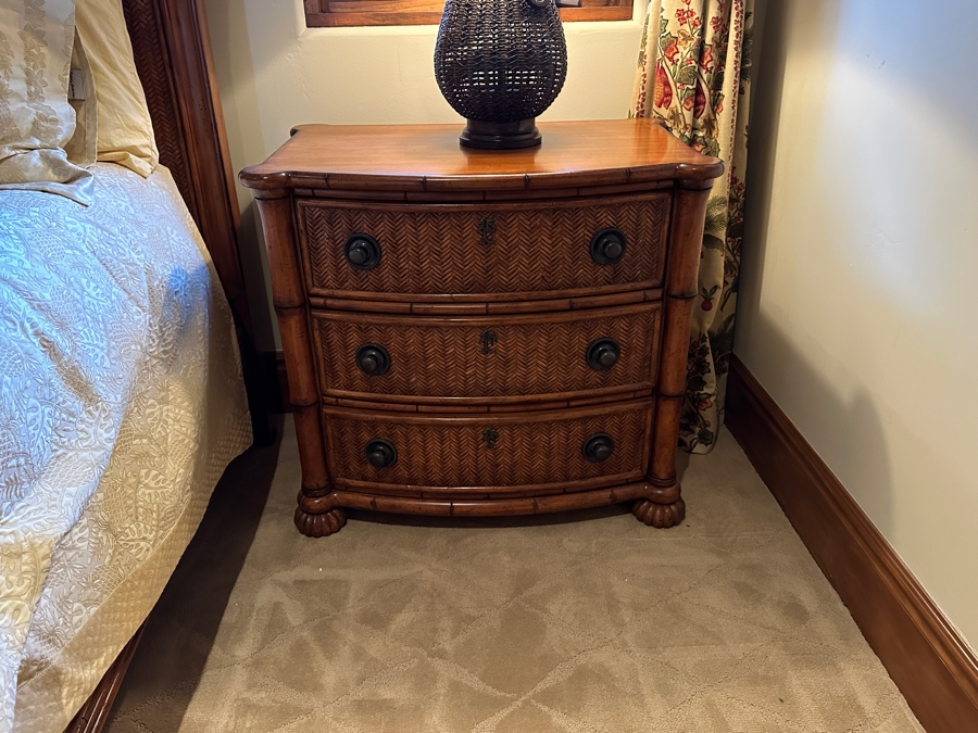 JUST ADDED - Pair Of Tommy Bahama Night Stands From A Rancho Santa Fe Casita (Rarely If Ever Used) 32W X 20D X 29.5H Retails $2,000+ [Photo 5]