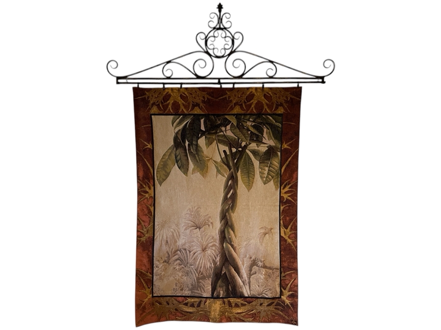 JUST ADDED - Tropical Tapestry By Tapestries, Ltd. High Point, North Carolina From A Rancho Santa Fe Casita 39.5W X 57H [Photo 1]