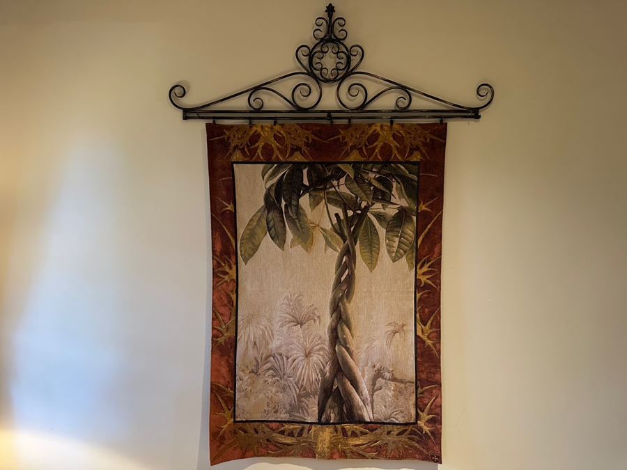 JUST ADDED - Tropical Tapestry By Tapestries, Ltd. High Point, North Carolina From A Rancho Santa Fe Casita 39.5W X 57H [Photo 2]