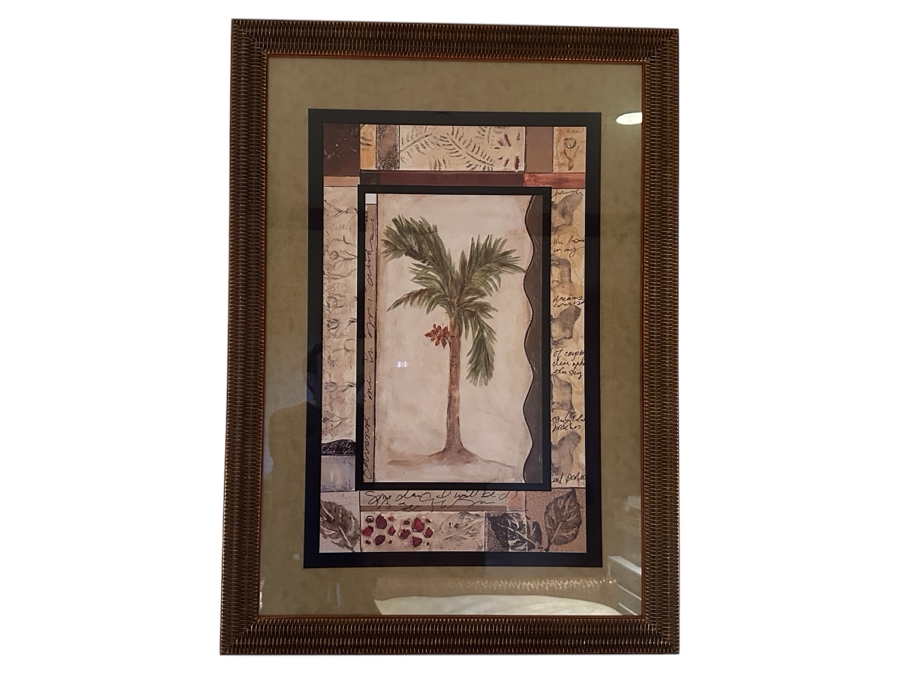 JUST ADDED - Tommy Bahama Palm Tree Artwork 30.5W x 42.5H [Photo 1]