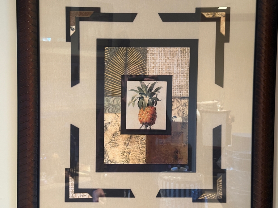JUST ADDED - Tommy Bahama Pineapple Artwork 31'W x 37'H [Photo 3]
