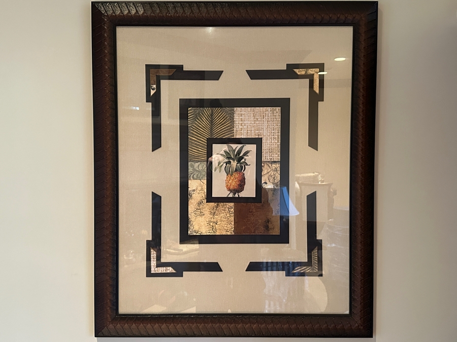 JUST ADDED - Tommy Bahama Pineapple Artwork 31'W x 37'H [Photo 2]