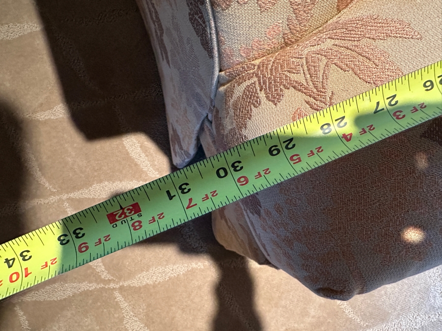 JUST ADDED - Lexington Upholstered Armchair with Ottoman From A Rancho Santa Fe Casita (Rarely Used) (Chair - 30W x 35D x 33H) (Ottoman - 27W x 22D x 17H) [Photo 12]