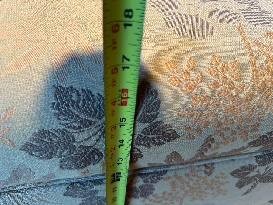 JUST ADDED - Lexington Upholstered Armchair with Ottoman From A Rancho Santa Fe Casita (Rarely Used) (Chair - 30W x 35D x 33H) (Ottoman - 27W x 22D x 17H) [Photo 19]