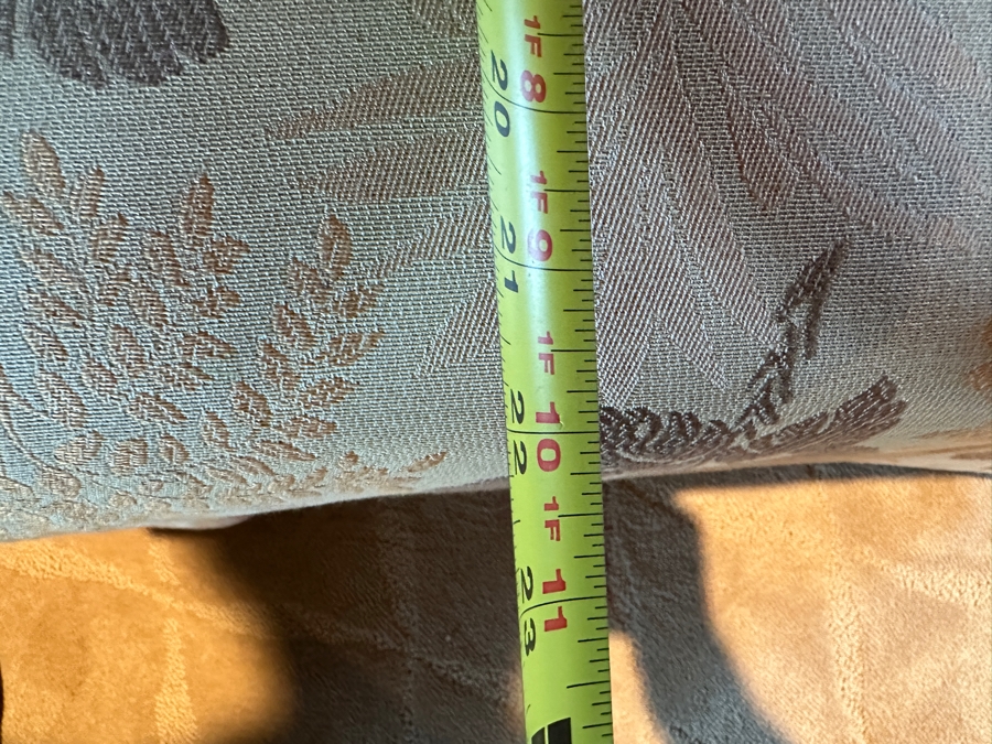 JUST ADDED - Lexington Upholstered Armchair with Ottoman From A Rancho Santa Fe Casita (Rarely Used) (Chair - 30W x 35D x 33H) (Ottoman - 27W x 22D x 17H) [Photo 18]