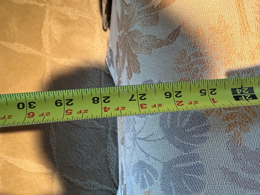 JUST ADDED - Lexington Upholstered Armchair with Ottoman From A Rancho Santa Fe Casita (Rarely Used) (Chair - 30W x 35D x 33H) (Ottoman - 27W x 22D x 17H) [Photo 16]