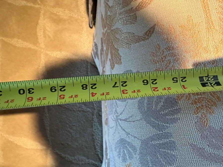 JUST ADDED - Lexington Upholstered Armchair with Ottoman From A Rancho Santa Fe Casita (Rarely Used) (Chair - 30W x 35D x 33H) (Ottoman - 27W x 22D x 17H) [Photo 17]