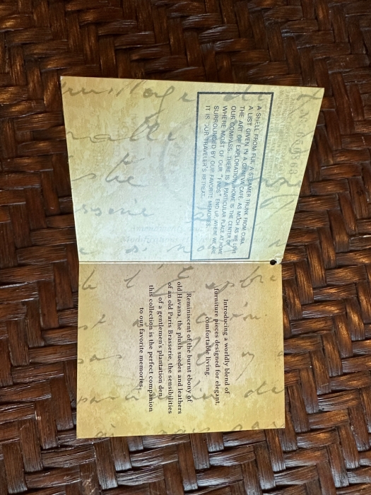 JUST ADDED - Carved Wood and Rattan Tommy Bahama Coffee Table with Storage From A Rancho Santa Fe Casita (Rarely Used) 37'W x 39'D x 19.5'H Retails $2,000+ [Photo 8]