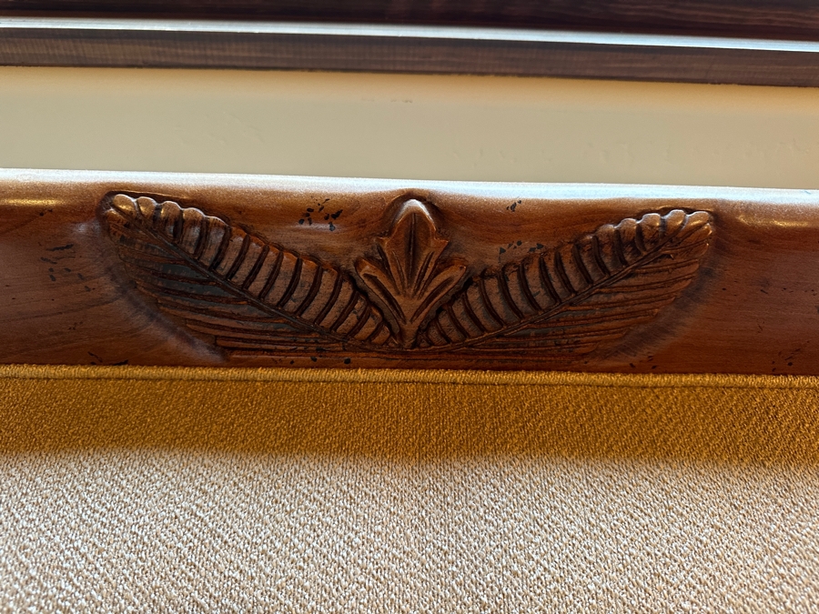 JUST ADDED - Tommy Bahama Wood Framed and Upholstered Sofa From A Rancho Santa Fe Casita (Rarely Used) 89'W x 43'D x 37'H Retails $5,000+ [Photo 6]