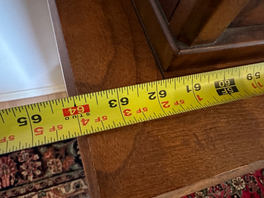 Mid-Century China Cabinet Bookcase By White Furniture 64W X 19.5D X 74H [Photo 10]