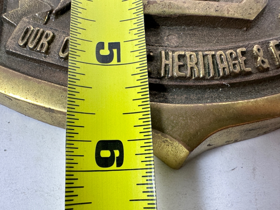 US Navy Ship U.S.S. Dubuque LPD Our Country: Heritage & Future Bronze Plaque 4.5 X 6 [Photo 7]