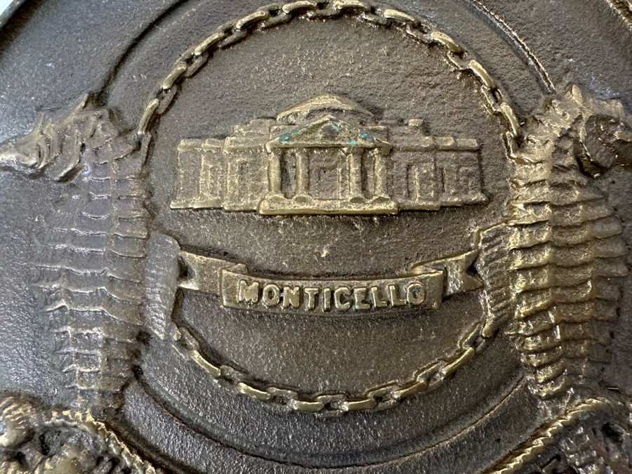 US Navy Ship U.S.S. Monticello LSD35 Bronze Plaque 7.5W [Photo 4]