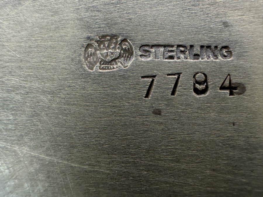 Antique Sterling Silver Water Pitcher 7.5H 540g - Sterling Silver Melt Value = $530 [Photo 11]