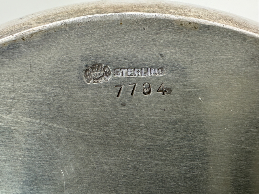 Antique Sterling Silver Water Pitcher 7.5H 540g - Sterling Silver Melt Value = $530 [Photo 10]