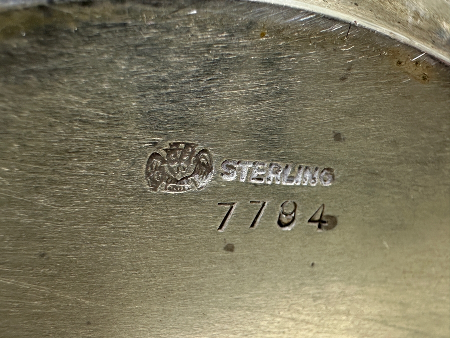 Antique Sterling Silver Water Pitcher 7.5H 540g - Sterling Silver Melt Value = $530 [Photo 12]