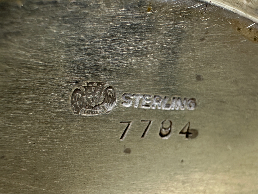 Antique Sterling Silver Water Pitcher 7.5H 540g - Sterling Silver Melt Value = $530 [Photo 13]