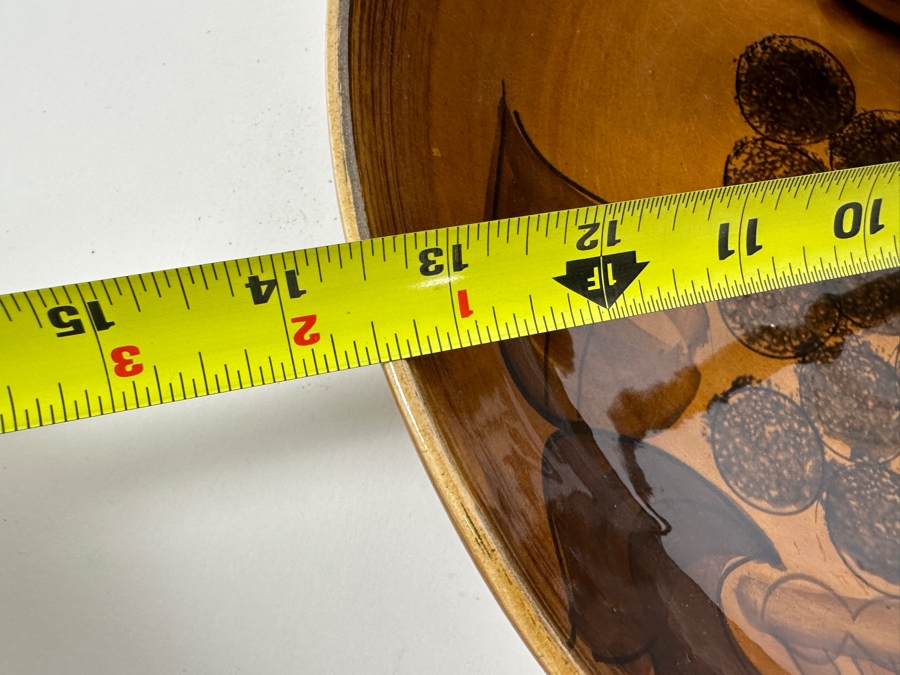 Vintage Mid-Century Los Angeles Pottery Chip & Dip Plate 13.5W [Photo 9]