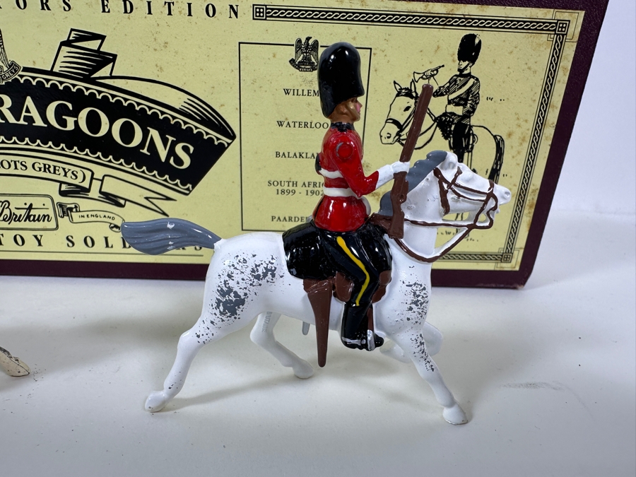 Britains Toy Soldiers The 2nd Dragoons Special Collectors Edition With Original Box 8850 Royal Scots Greys [Photo 6]