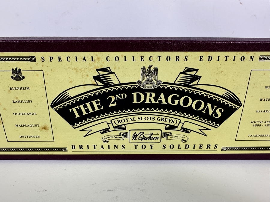 Britains Toy Soldiers The 2nd Dragoons Special Collectors Edition With Original Box 8850 Royal Scots Greys [Photo 10]