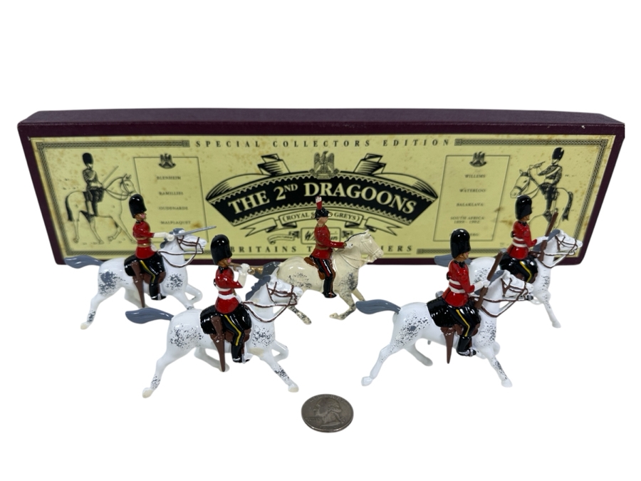 Britains Toy Soldiers The 2nd Dragoons Special Collectors Edition With Original Box 8850 Royal Scots Greys