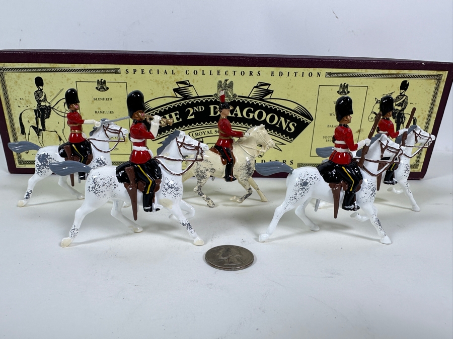Britains Toy Soldiers The 2nd Dragoons Special Collectors Edition With Original Box 8850 Royal Scots Greys [Photo 3]