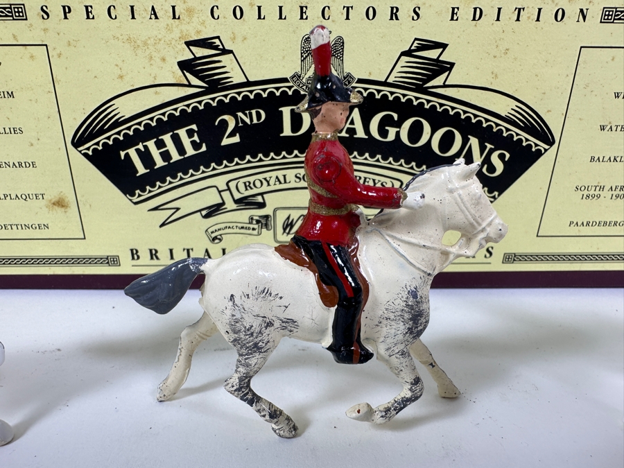Britains Toy Soldiers The 2nd Dragoons Special Collectors Edition With Original Box 8850 Royal Scots Greys [Photo 8]