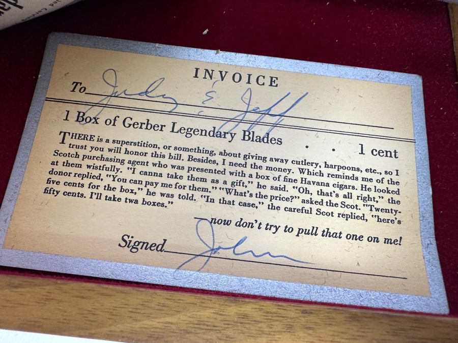 Vintage Gerber Legendary Blades Carving Set  [Photo 6]