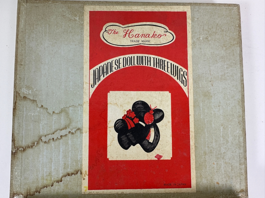 Vintage 1950's The Hanako Japanese Plaster Geisha Doll with Wigs [Photo 7]