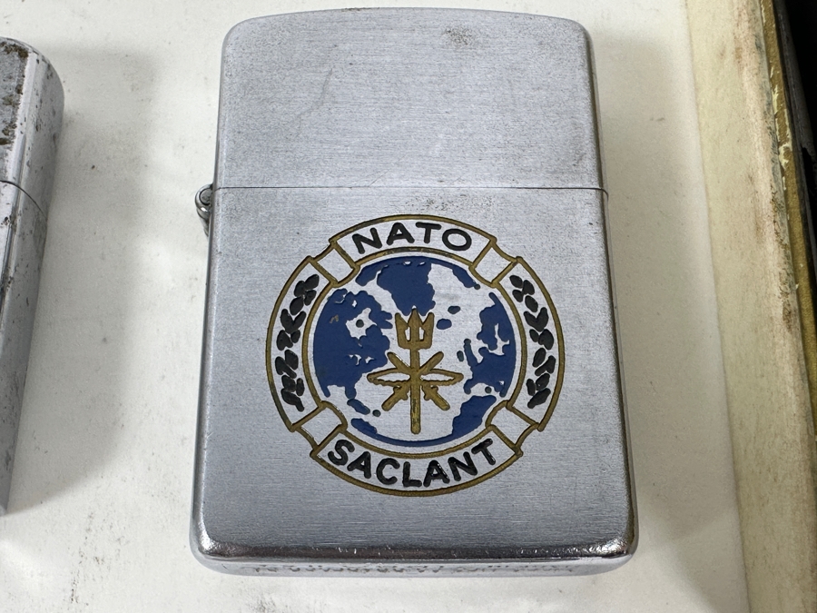 Six Vintage US Navy Lighters Some Zippo [Photo 7]