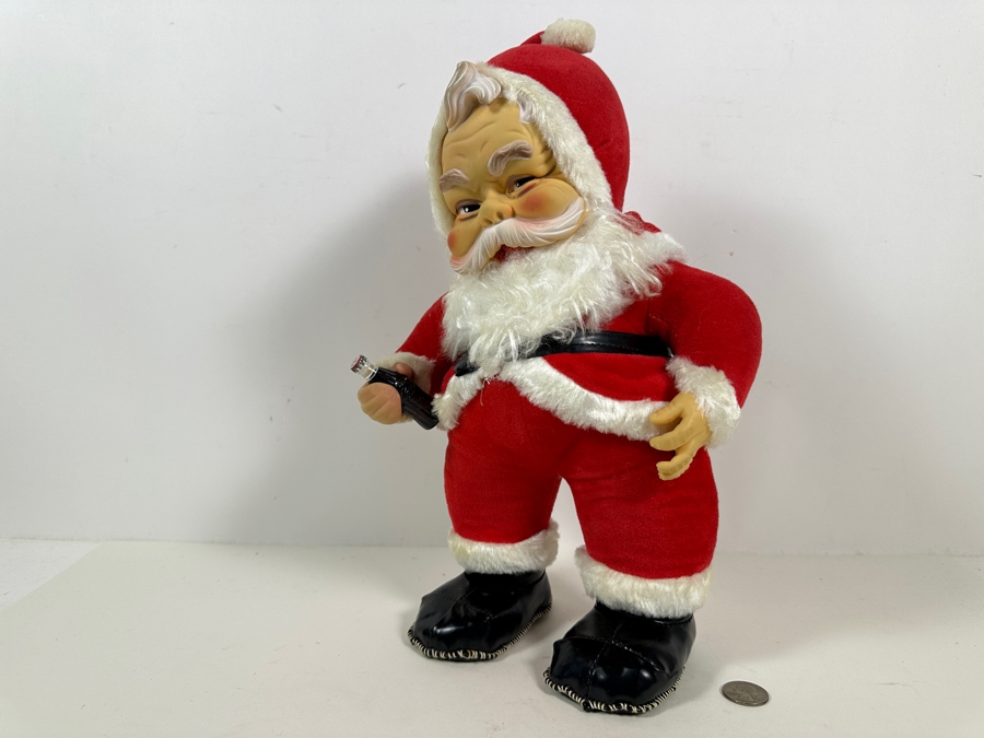 Rare Vintage Coca-Cola 1950's Rushton Company Santa Claus 15'H [Photo 5]