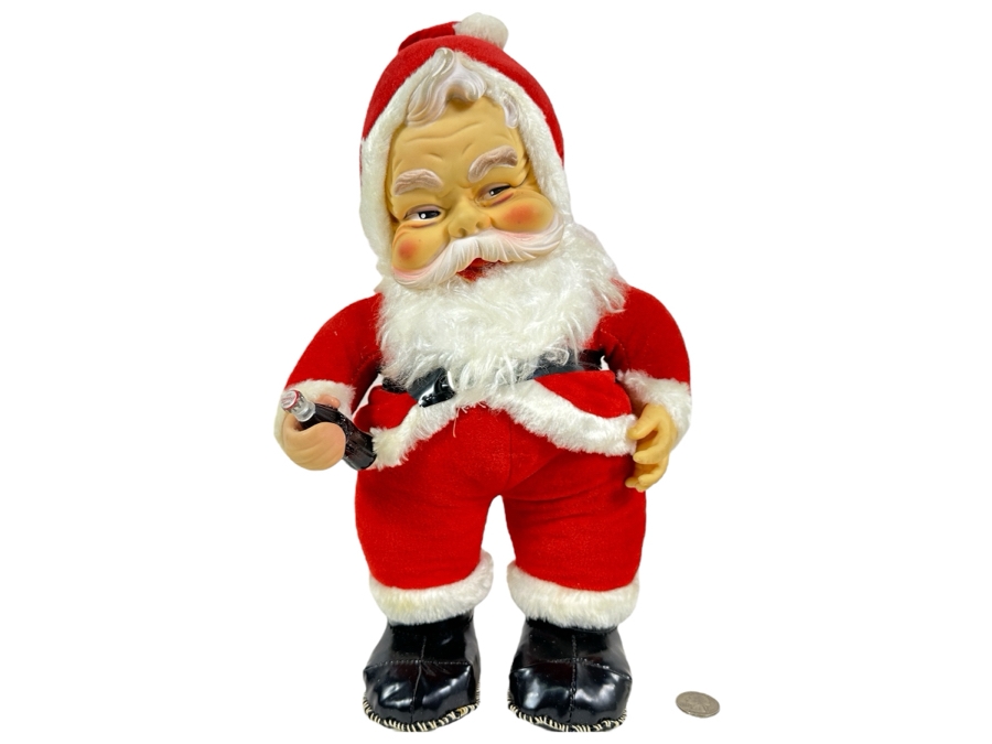 Rare Vintage Coca-Cola 1950's Rushton Company Santa Claus 15'H [Photo 1]