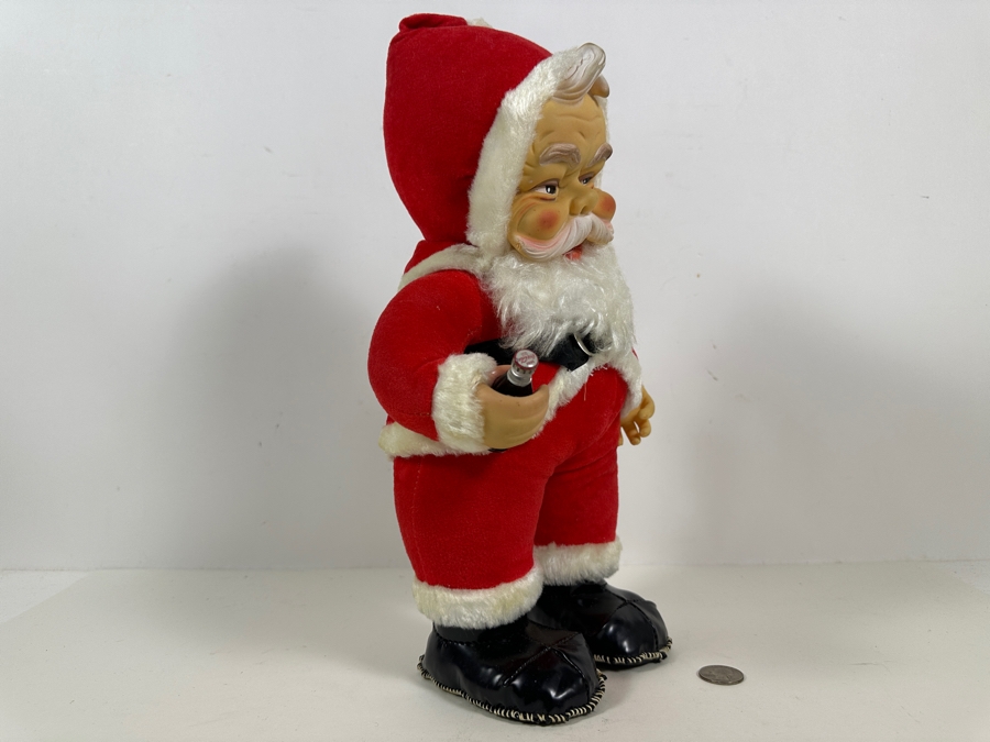Rare Vintage Coca-Cola 1950's Rushton Company Santa Claus 15'H [Photo 11]
