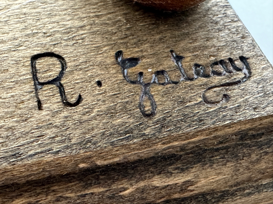 Pair Of Vintage Santon De Provence France Signed R. Gateay Hand Crafted Terra Cotta Clay Dolls 13H [Photo 12]